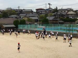 ドッジボールの様子