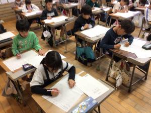 低学年の解答中