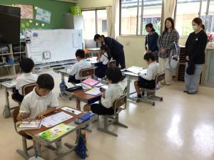 複式の授業の様子