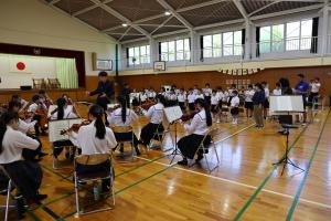 演奏に合わせて歌うところ