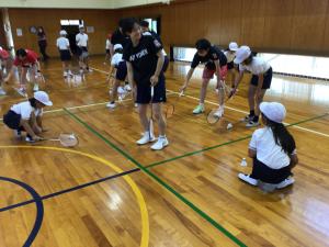 シャトルの扱い方の練習