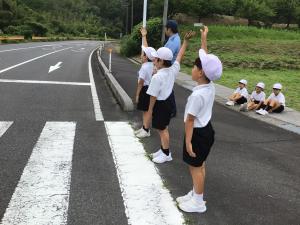 横断歩道の渡り方