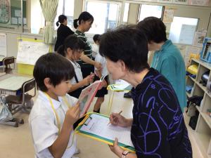 地域の方に聞いてもらうところ