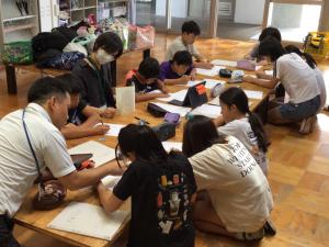 テーブルで学習