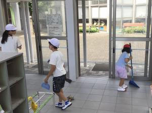 掃除の様子
