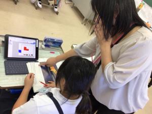 タブレットを使っての一人学び