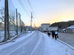 雪の朝