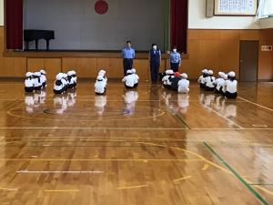 駐在さんや警察の方との対面