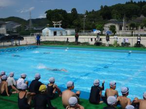 水泳記録会