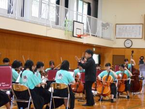 演奏をする弦楽部のみなさん