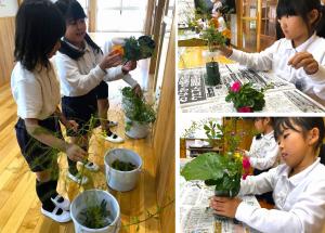 生け花に挑戦
