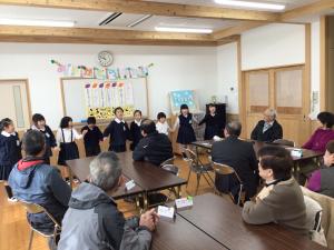 歌を歌うところ