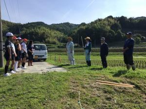 地域の方に挨拶
