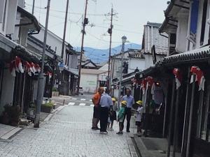 白壁の町並み探検