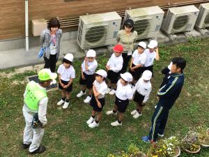 地域の方に御挨拶