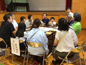 「ぽかぽかこうどう」の熟議風景