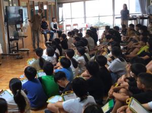 ちびっ子屋台指導の様子1