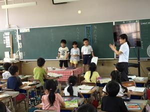 １年生交流の様子