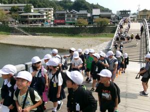 錦帯橋見学