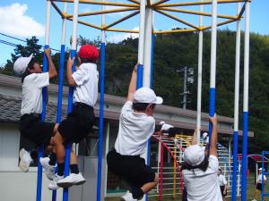 上り棒に挑戦