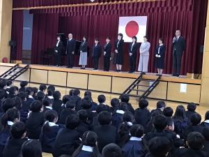 離任式での挨拶