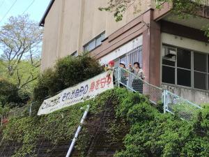 上から眺めるところ