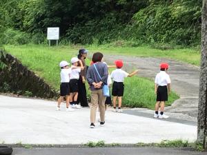 標識を見つけたところ